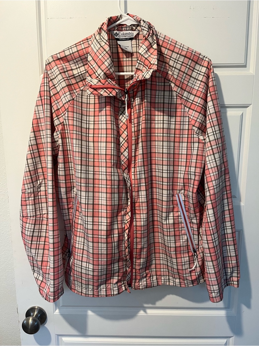 Columbia Pink Plaid Ski Jacket